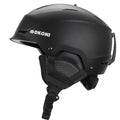 Ski Helmet for Adults Snowboard Helmet Men Women Youth Certified Snow Sports Helmet for Skiing Snowboarding (Black, Medium: 21.2