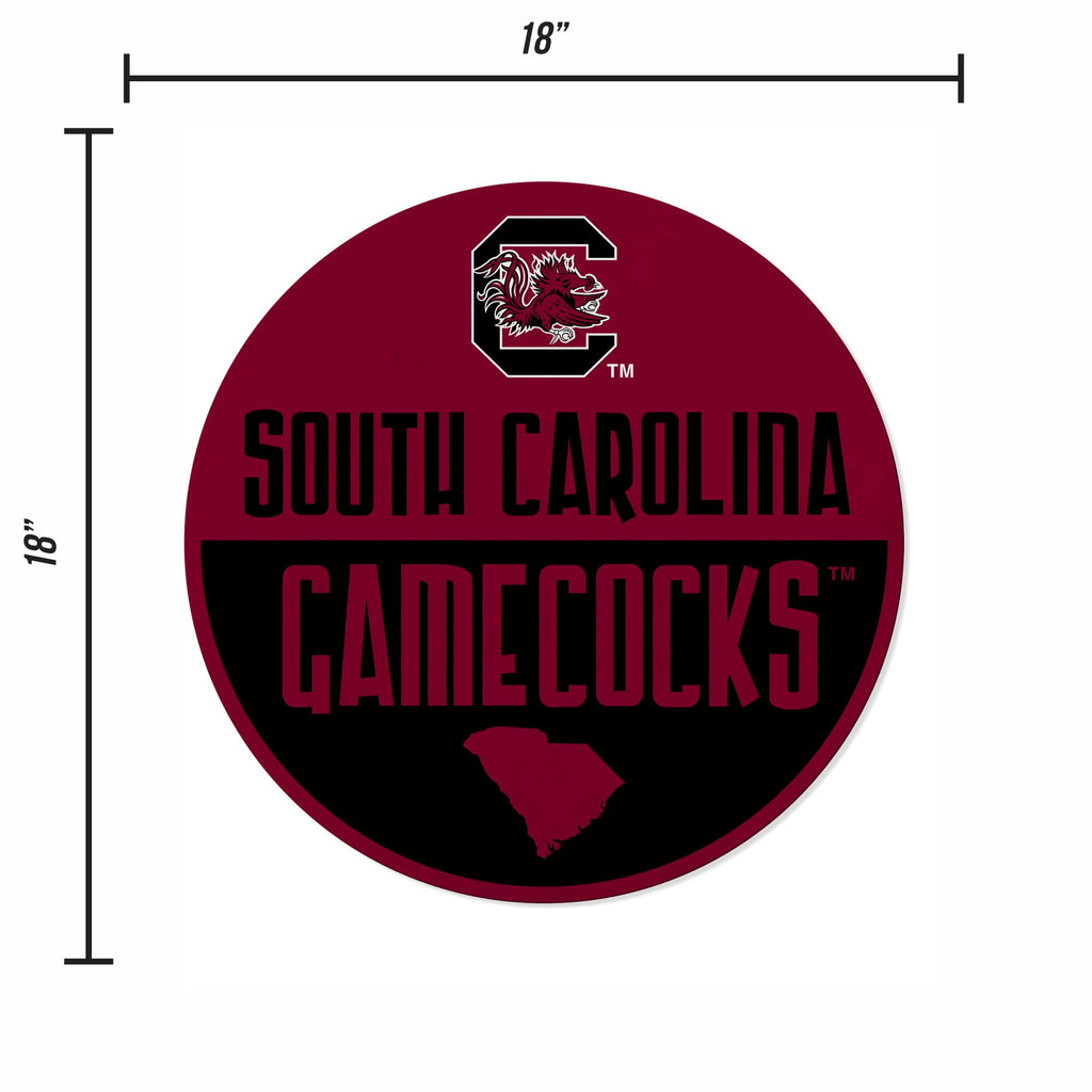 Rico Industries Ncaa South Carolina Gamecocks Classic Shape Cut Pennant - Home And Living Room D  Cor - Soft Felt Ez To Hang 20.