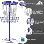 Axiom Discs Pro 24-Chain Disc Golf Basket - Royal