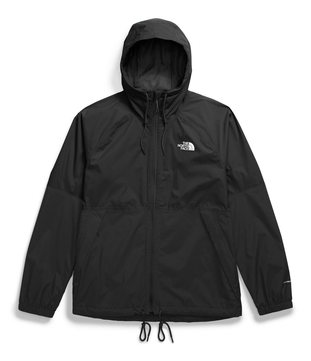 The North Face Mens Antora Rain Hoodie | Windproof & Waterproof Jacket with Adjustable Hood, Drawcord Hem & Zipper Garage at Up