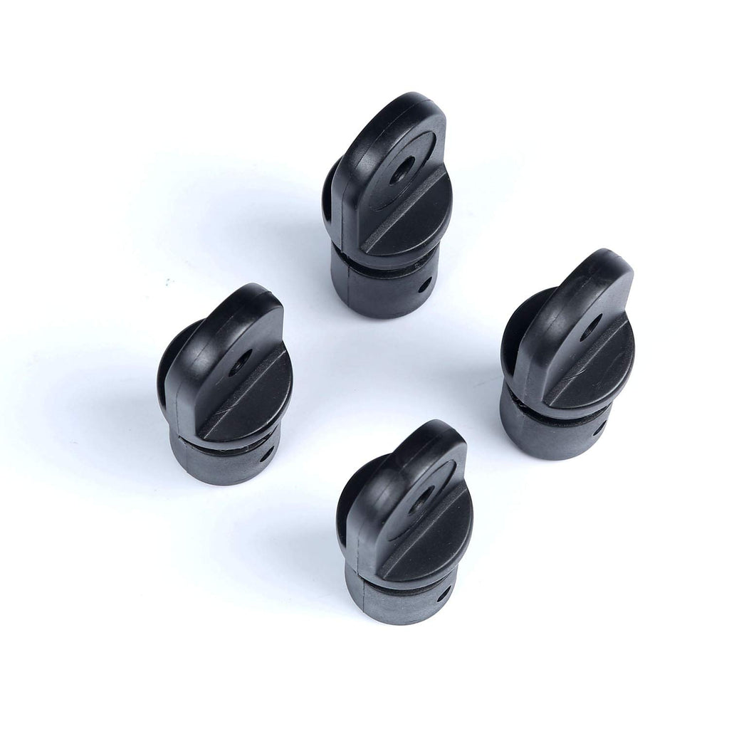 Mx 1 Inch Bimini Top Fitting Hardware Eye End Cap 4Pcs (Inside For 1 Round Tube)