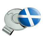Graphics & More Scotland Scottish Country Flag Golf Hat Clip With Magnetic Ball Marker