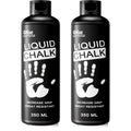 OUTTDOZ 12 oz Superior Grip Liquid Chalk Mess-Free Gym Chalk for Weightlifting, Gymnastics, Rock Climbing, Dancing, Dries in Sec