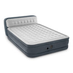 Intex Dura-Beam 18-Inch Deluxe Queen Sized Air Mattress Comforting Bed With Built-In Electric Pump And Ultra Plush Supportive He