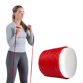 THERABAND Latex Resistance Tubing, Red, Medium Level 2, 25 ft Roll, Professional Grade for Upper and Lower Body Workouts, Cut-to