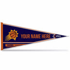 Rico Industries Nba Basketball Phoenix Suns Personalized - Custom 12'' X 30'' Soft Felt Pennant - Ez To Hang