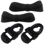 Kayak Seat Repair Kit (Clips+Hooks+Straps) Replacement Including Nylon Webbing Straps-65Inch, Compatible With Ocean Kayak, Lifet