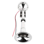 Amarine Made 12V Marine Boat Horn 115Db Stainless Steel Single Trumpet Horn For Ship Truck Rv Trailer, Low Tone, 16-1/8''