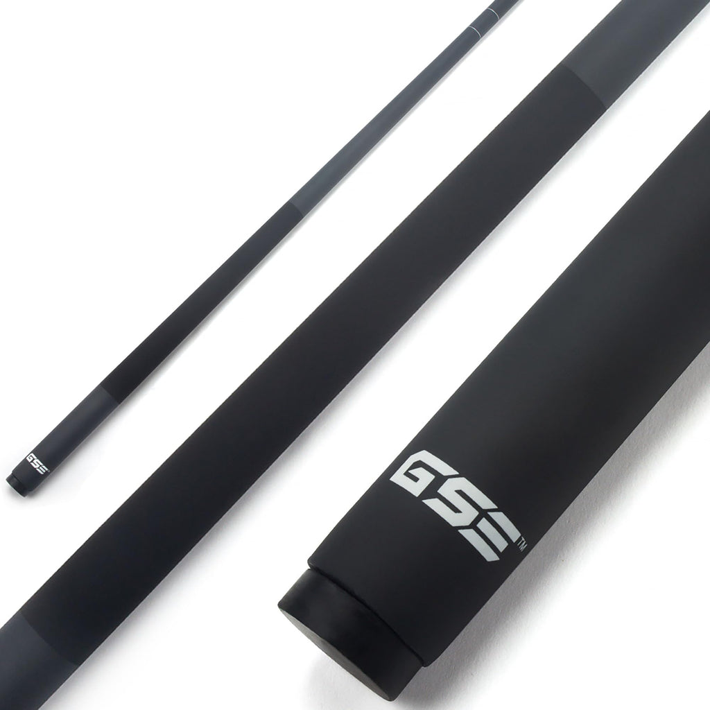 Gse 58'' 2-Piece Fiberglass Graphite Composite Billiard Pool Cue Stick (Matte Black, 20Oz)