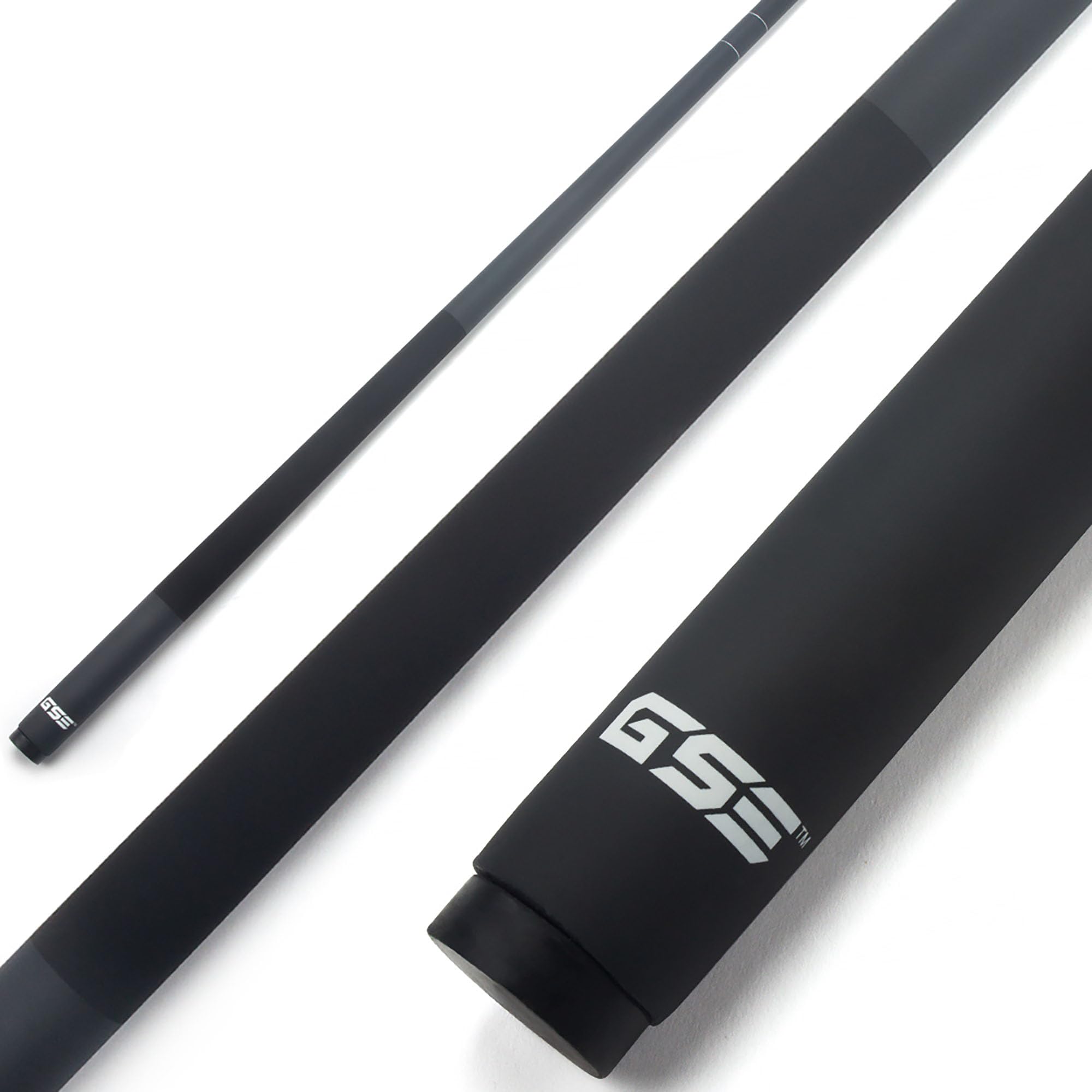 Gse 58'' 2-Piece Fiberglass Graphite Composite Billiard Pool Cue Stick (Matte Black, 20Oz)