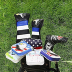 Golters Golf Club Covers Mallet Putter Cover Magnetic Headcover Leather Magnetic Closure For Scotty Cameron Odyssey Taylormade P