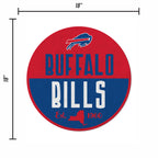 Rico Industries Nfl Football Buffalo Bills Classic Shape Cut Pennant - Home And Living Room D  Cor - Soft Felt Ez To Hang