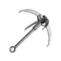 Ant Mag Grappling Hook Stainless Steel Claw Carabiner Multifunctional For Survival Fishing & Retrieval Outdoor Activity And Salv