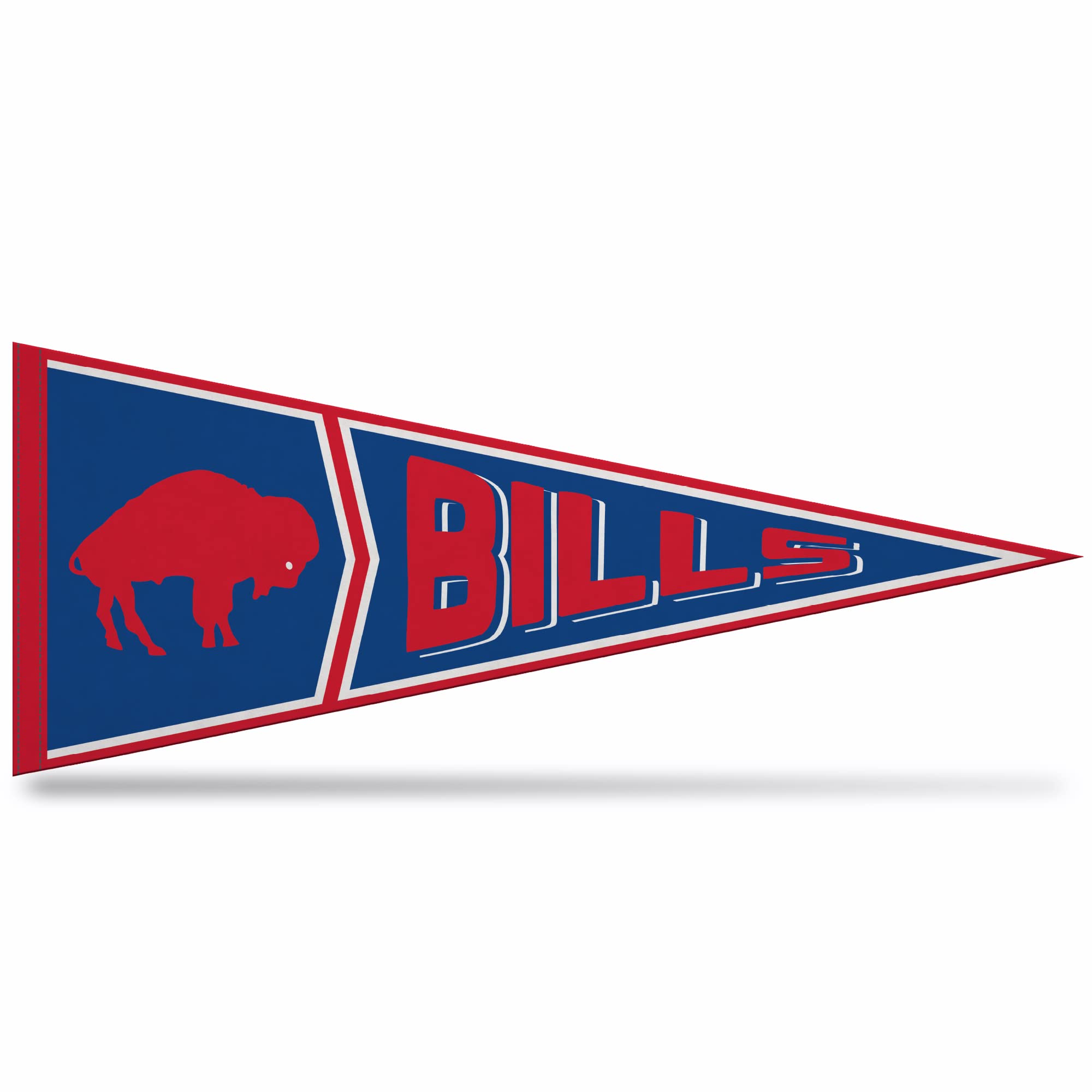 Rico Industries Nfl Football Buffalo Bills Retro - Alt 12'' X 30'' Felt Wall D  Cor Pennant - Great For Home/Bed Room/Man Cave D