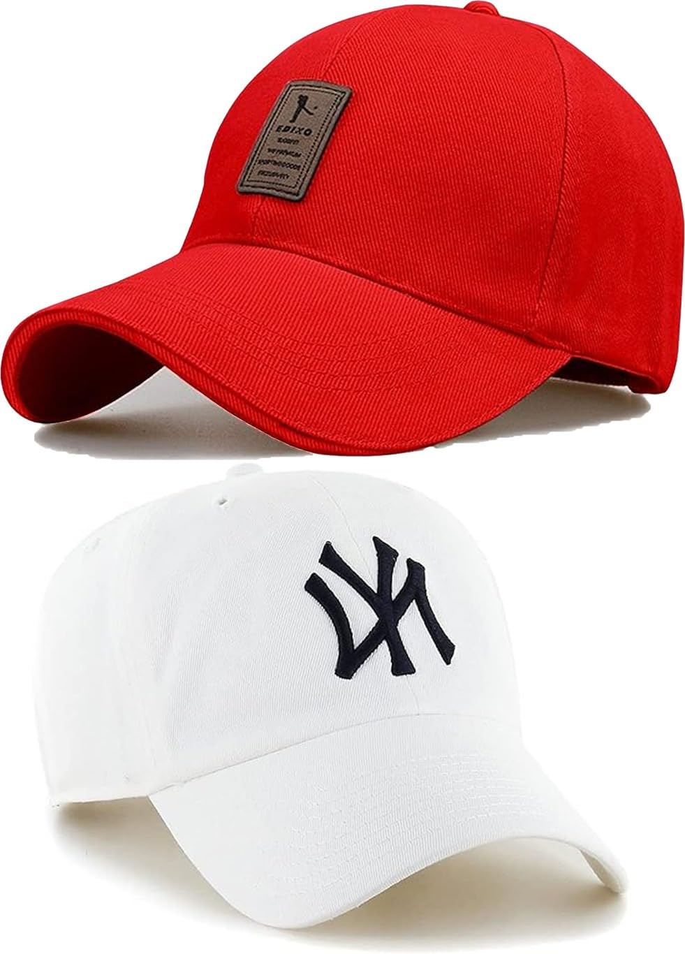 Selloria A Brand Adjustable Unisex Cap For Men And Women Freesize Baseball Caps Pack Of2 2026 Red