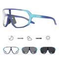 KAPVOE Photochromic Cycling Glasses for Men Women Mountain Bike Sunglasses Blue Sports Goggles UV Protection