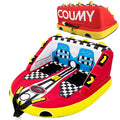 Coumy 2 Person Towable Tubes for Boating,Pull Behind Tube Inflatable Towable Tube Inflatable Water Sports Towables for Boats Fro