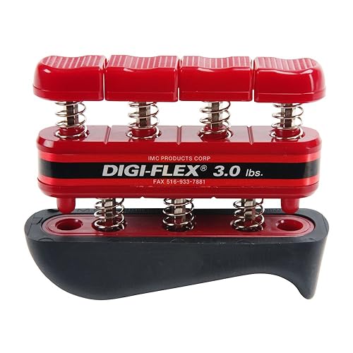 Digi-Flex-10-0741 Cando Hand And Finger Exercise System Red, 3 Lbs Resistance