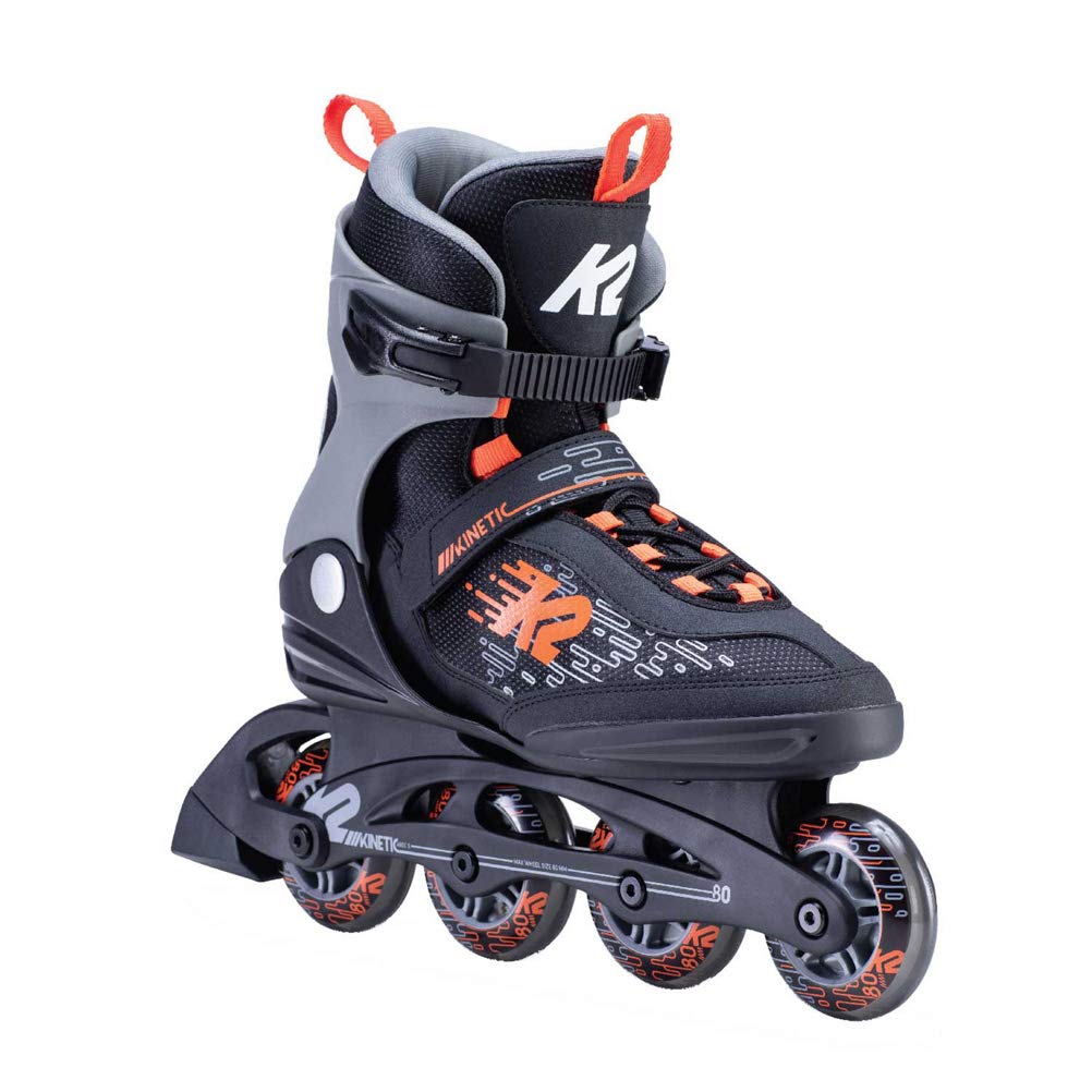 K2 Skate Men'S Kinetic 80 Inline Skate , Black_Red, 6