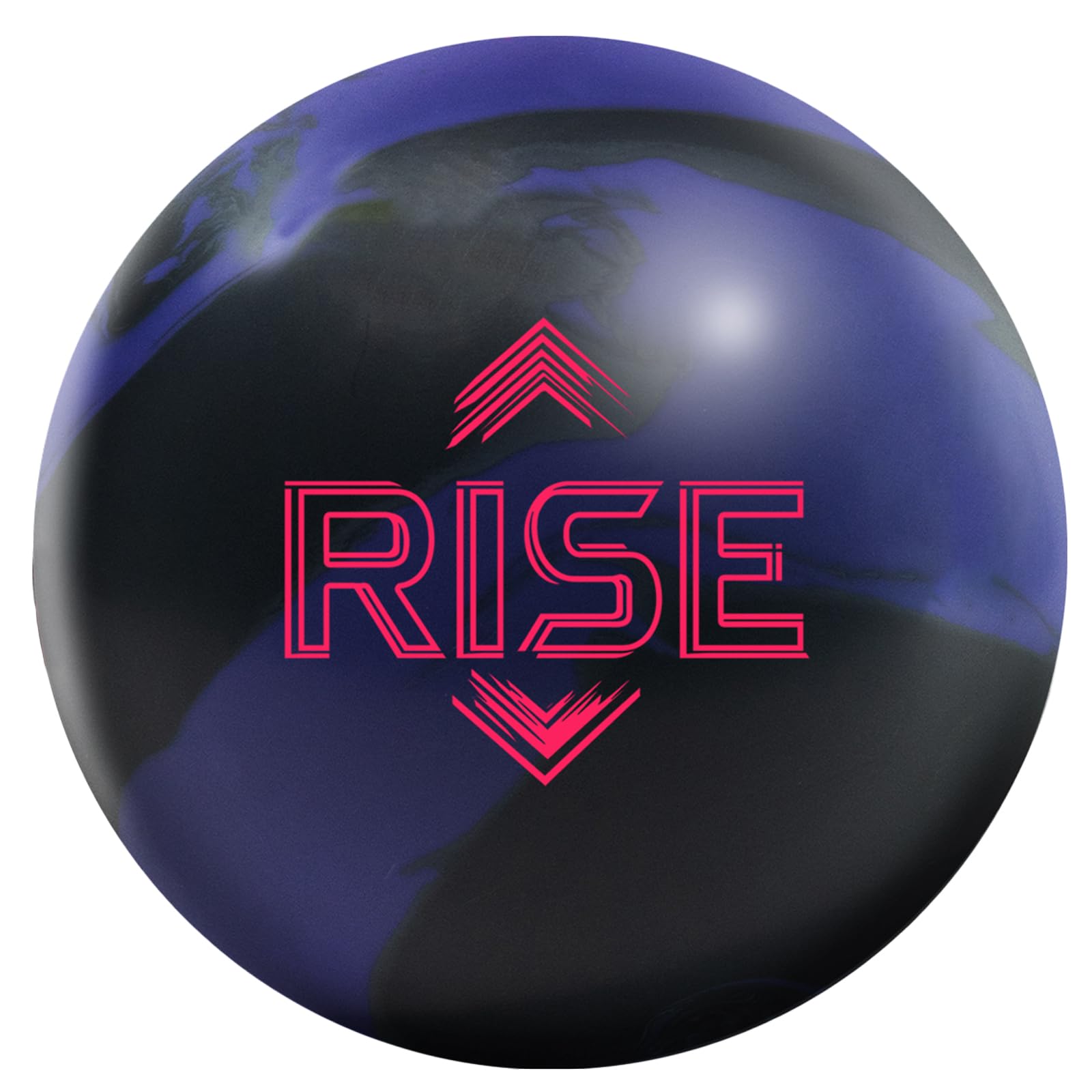 KR Strikeforce Rise Solid Undrilled Bowling Ball Purple/Black 12lb