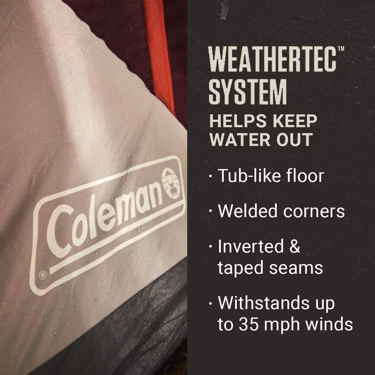 Coleman Skylodge, Instant Setup Camping Tent, Weatherproof Family Tent For 4/6/8/10/12 Person With Pre-Attached Poles, Convertib