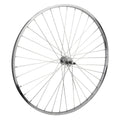 Wheel Rear 27 X 1-1/4 Silver, Bolt On, 5/6/7Sp Fw Hub, 14G Ucp Spokes, 36H