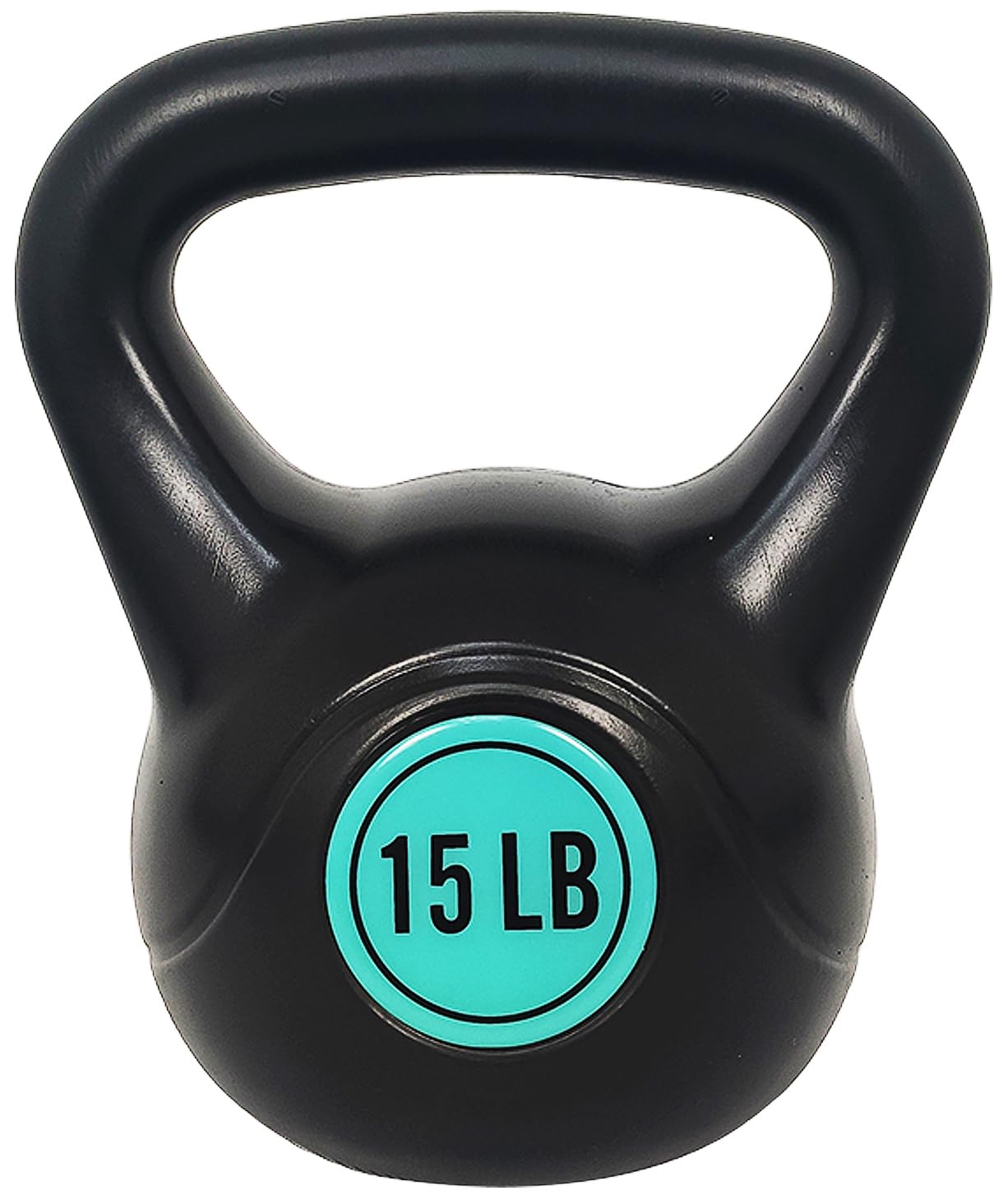 Fitvids Wide Grip 3-Piece Kettlebell Exercise Fitness Weight Set, Include 5 Lbs, 10 Lbs And 15 Lbs, Set Of 3 Kettlebells