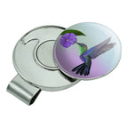 Graphics & More Hummingbird Crowned Woodnymph Purple Violet Golf Hat Clip With Magnetic Ball Marker