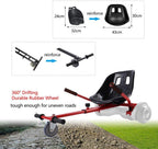 Hoverboard Seat Attachment For 6.5   -10    Hover Board, Buggy Go Kart Conversion Kit, Accessory For Self Balancing Scooter, Hov