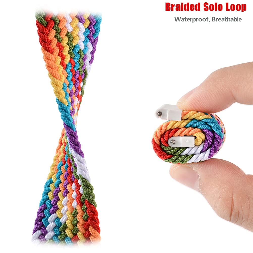 Elastics Watch Band For Samsung Galaxy Watch 5 Bandgalaxy Watch 4 Band5 Pro 45Mm4 Classic 46Mm 42Mm3 41Mm42Mmactive 2,Stretch Br