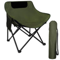 Oriley Folding Backrest Camping Chair Portable And Lightweight Carbon Steel Collapsible Chairs For Outdoor Picnic Fishing Beach 