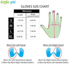 Giggle Golf Women 'S Golf Glove (Large, Worn On Left Hand, Usa)