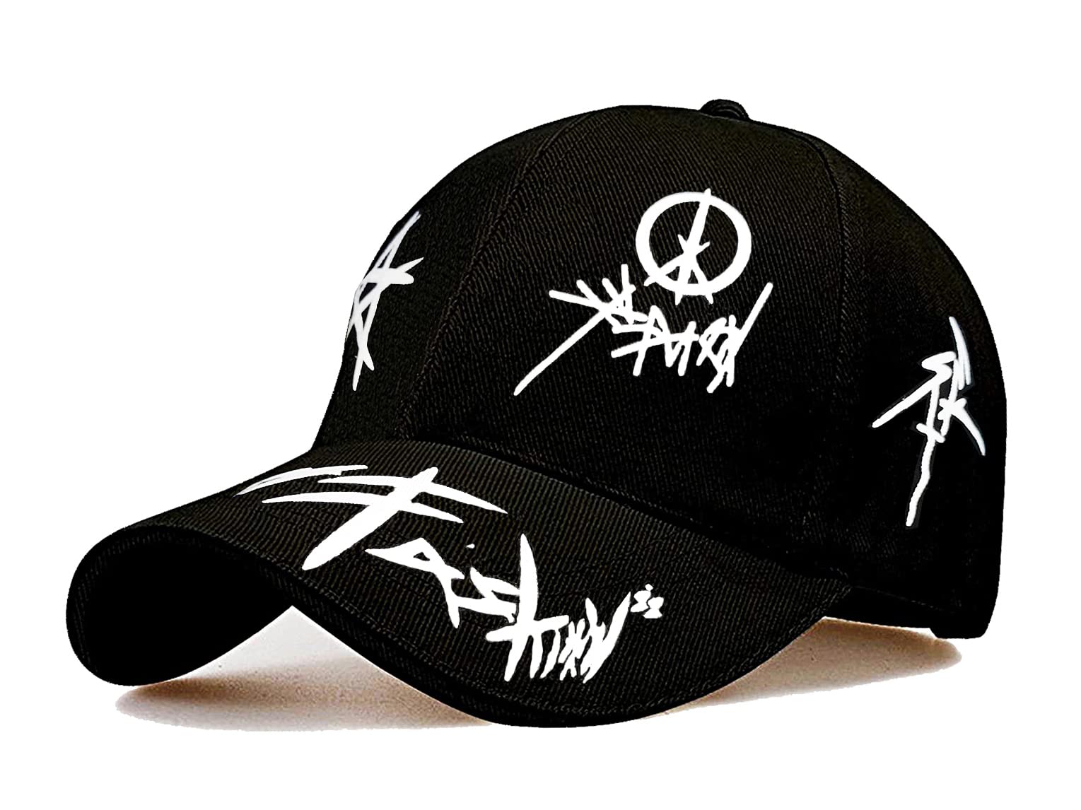 Shopper52 Unisex Cotton Cap (CapPrnt_Black_Free Size)