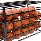 Trigon Sports Hd Secure Ball Locker With Wheels, Sports Lockable Ball Storage Cart, Basketball Storage Bin For Indoor Outdoor, R
