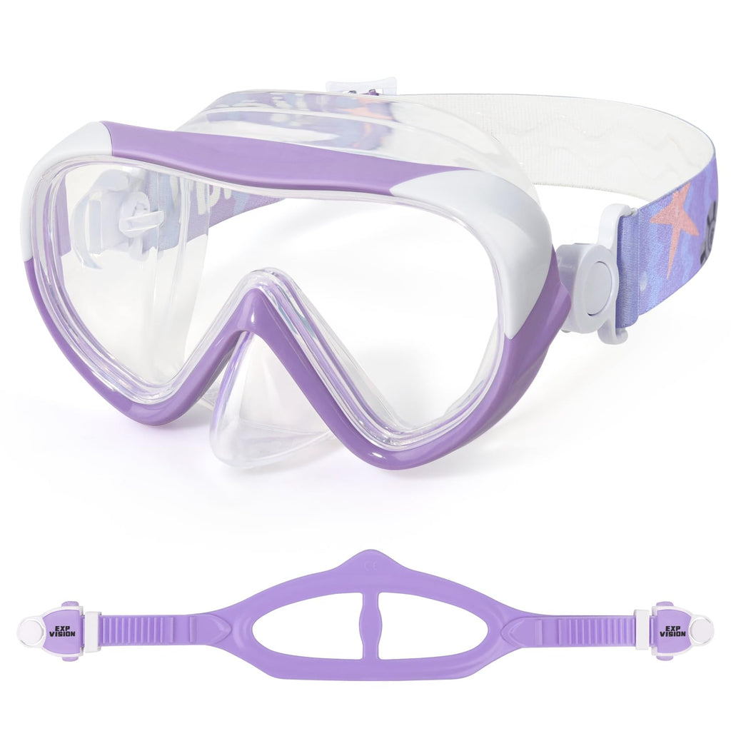 Kids Swim Mask - Ultimate 180 Kids Swim Goggles Anti-Fog Child Diving Mask Leak-Proof Kids Goggles With Nose Cover And Fabric St