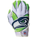 Franklin Sports Seattle Seahawks Youth Nfl Football Receiver Gloves - Receiver Gloves For Kids - Nfl Team Logos And Silicone Pal