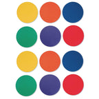 S&S Worldwide Spectrum 5'', Anti-Skid, Soft Round Vinyl Spot Markers For Pe/Gym Classes, Class Room Activities And Games, Assort