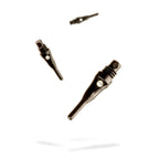 Viper Dart Accessory: Tufflex S.S. (Super Short) 2Ba Thread Soft Tip Dart Points, Black, 1000 Pack