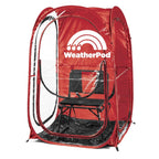 Weatherpod Large 1-Person Pod - Pop-Up Weather Pod, Protection From Cold, Wind And Rain - Red