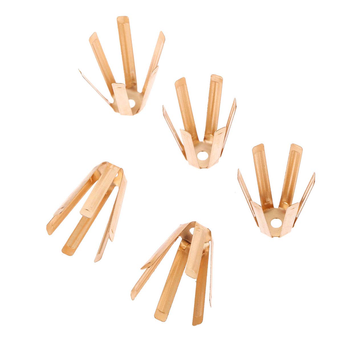 Pro Bamboo Kitchen 10Pcs Golf Club Accessories Assembly Tool Golf Shaft Adapter Shim Octopus Type Brass Golf Shaft Adapter Shims