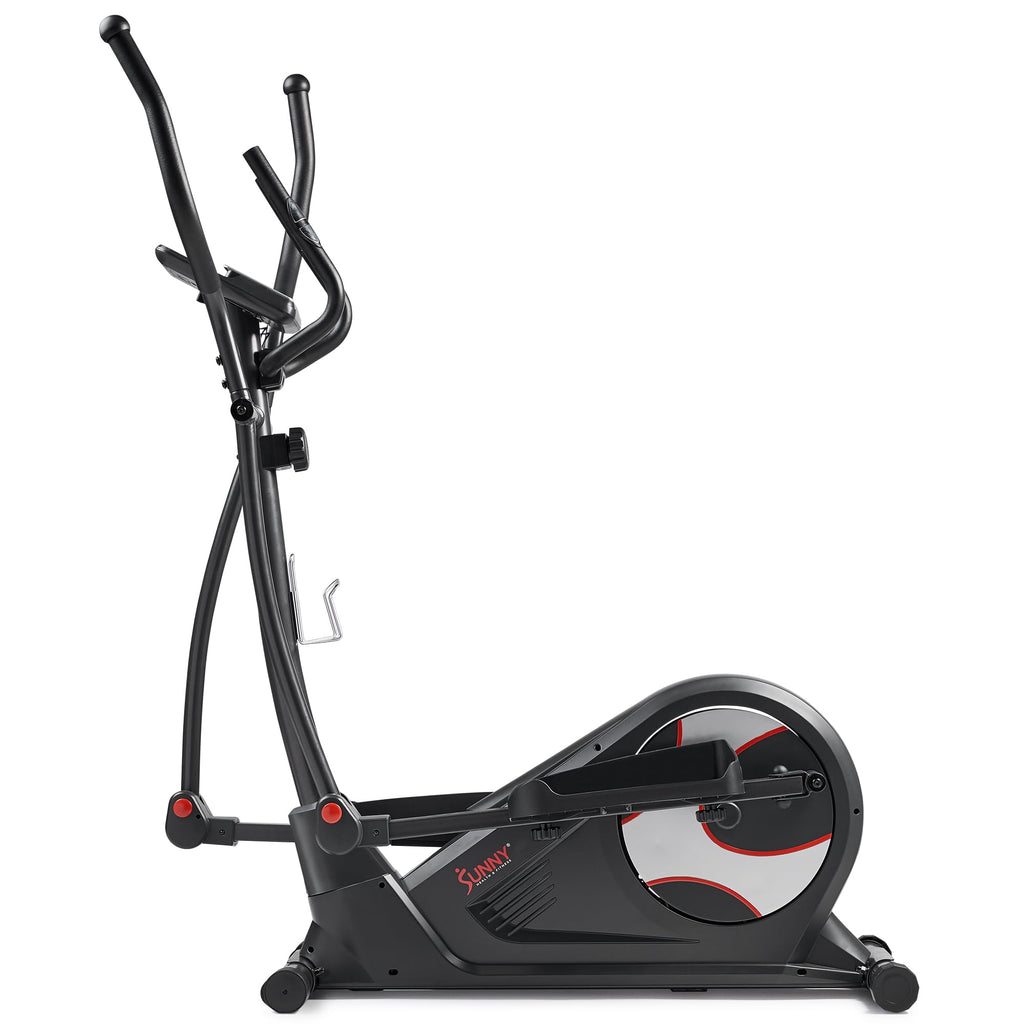 Sunny Health & Fitness Heavy-Duty Smart Elliptical Trainer, 300Lb Load Equipment For Indoor Cardio Exercise, Adjustable Resistan