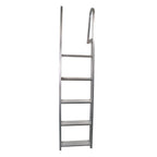 Extreme Max 3005.3383 Aluminum Pontoon/Dock Ladder - 5-Step