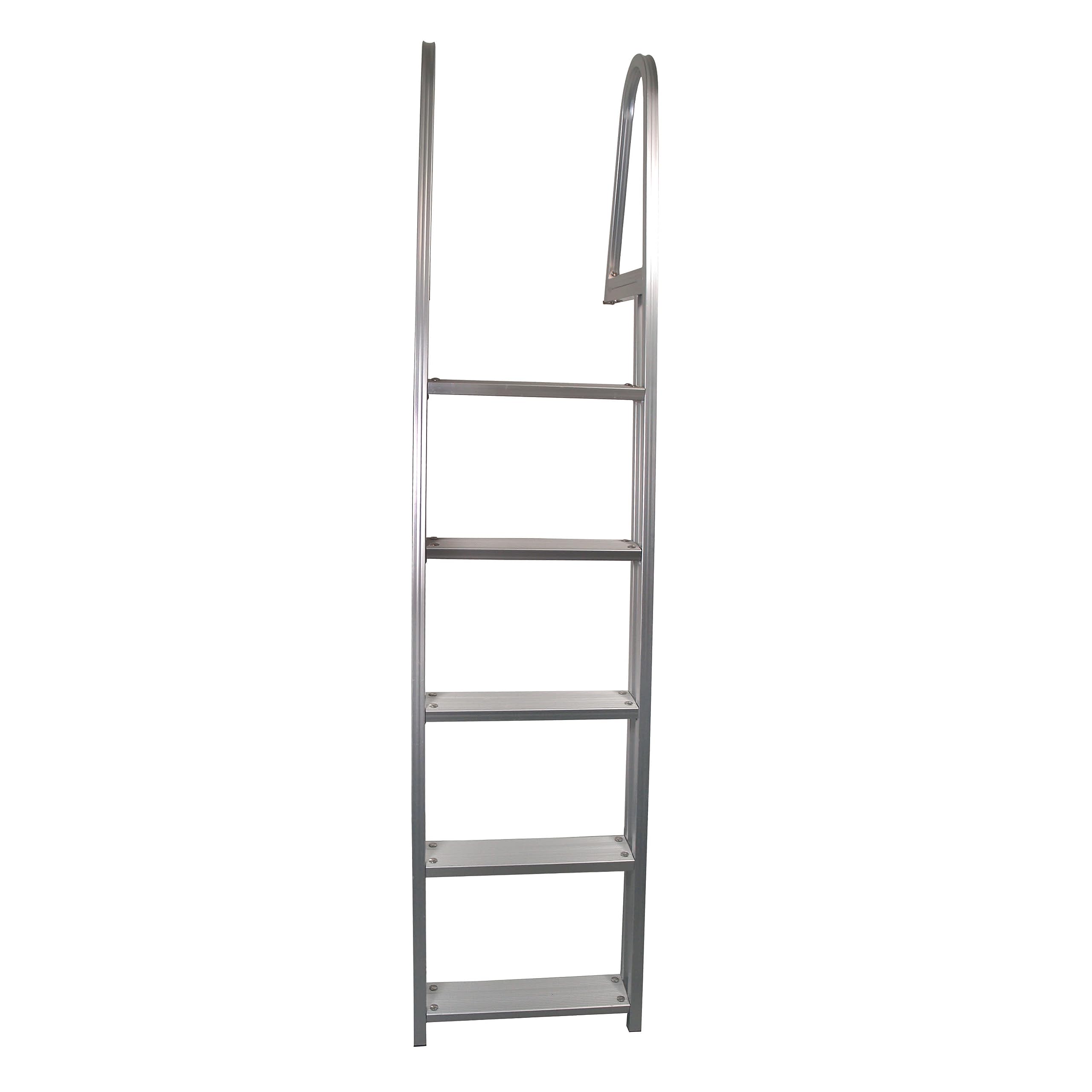 Extreme Max 3005.3383 Aluminum Pontoon/Dock Ladder - 5-Step