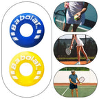 Xixilinruiyun 8 Piece Rubber Tire Shape Vibration Dampener Perdurable Tennis Racket Shock Absorber Soft Tennis Accessory Great F