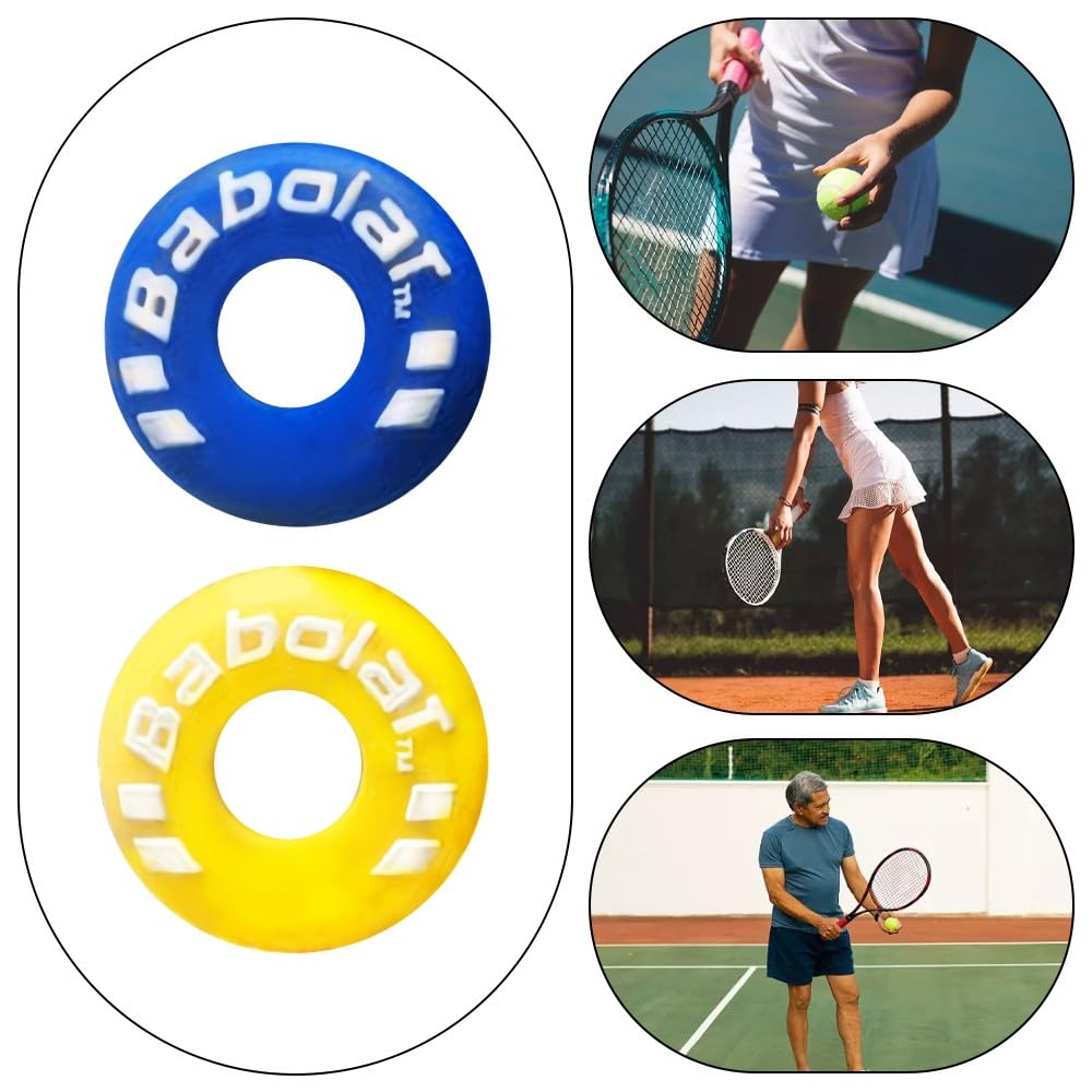 Xixilinruiyun 8 Piece Rubber Tire Shape Vibration Dampener Perdurable Tennis Racket Shock Absorber Soft Tennis Accessory Great F