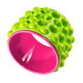Enakshi Sports Yoga Wheels Back Roller for Stretch Shoulders Chest Backbends Fitness Green and Pink|Sporting Goods | Fitness, Ru