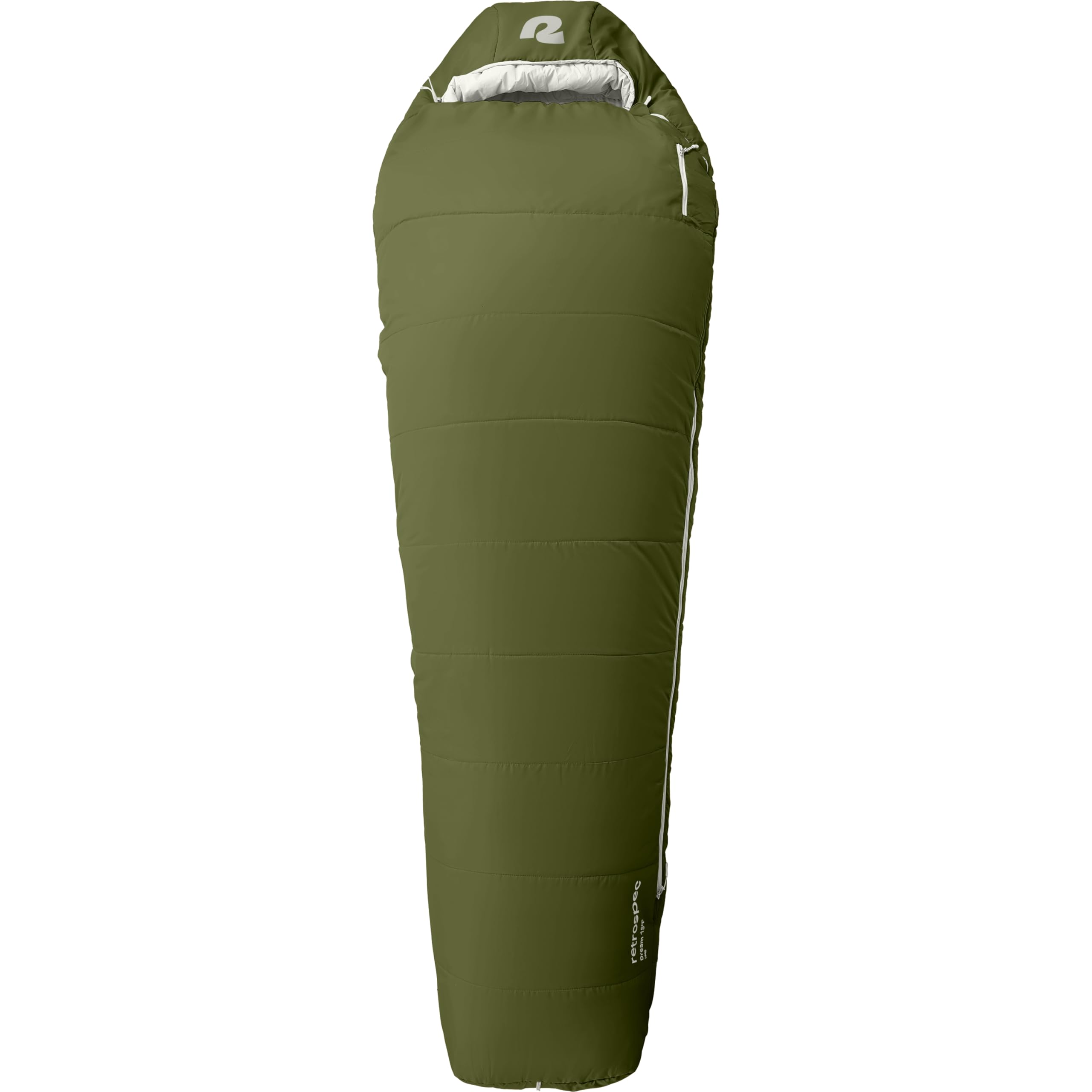 Retrospec Dream 15 Sleeping Bag - Mummy Sleeping Bag For Camping, Insulated Cold Weather, Water-Resistant And Adjustable Draw Co