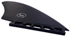 Surfboard Twin Fins (2 Fins) - Keel Fins For Fish Surf Boards [Twin Tab Or Single Tab Sizes] (Black, Single Tab)