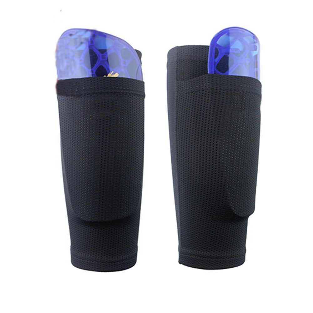 Soccer Shin Guard Sock, Leg Performance Support Football Compression Calf Sleeves With Pocket Can Holding Shin Pads, Comfort Bre