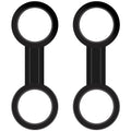 SIXQJZML 2 Pieces Scuba Diving Dive Snorkeling Silicone Snorkel Mask Strap Keeper Holder Clip Retainer Attachment Gear Spare Par